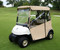 WHEAT Sunbrella 3-Sided Custom Over-The-Top Enclosure (Fits All Carts!)