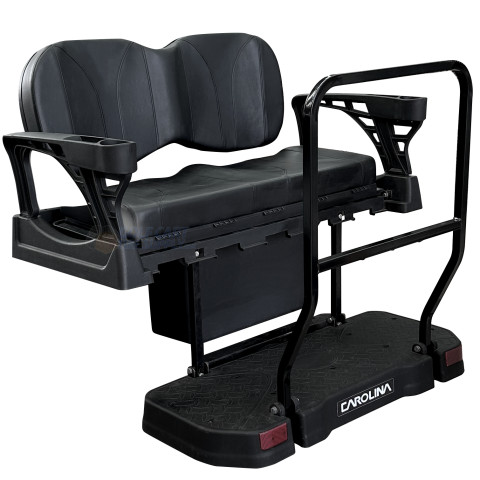 CAROLINA Premium Club Car Precedent Rear Seat Kit (BLACK Seat Cushion)