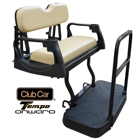 TREX HARMONY Premium Club Car Tempo/ Onward Rear Seat Kit (Factory BUFF Color Seat Cushion)