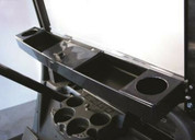 Golf Cart Dash Organizer & Beverage Tray in Carbon Fiber (Universal Fit!)