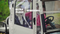 EZGO RXV Enclosure / Golf Cart Cover - DoorWorks Hinged Hard Door (Sunbrella Material)