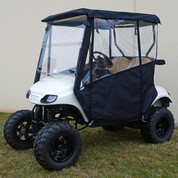 EZGO TXT Golf Cart Enclosure (Black) - Fits 2014+