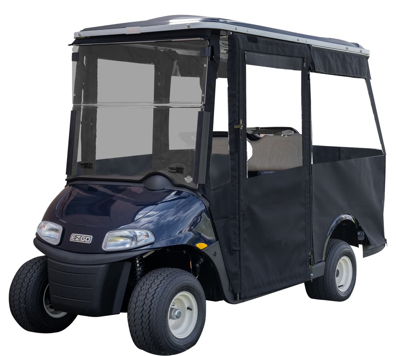 EZGO RXV 4Passenger Enclosure / Golf Cart Cover DoorWorks Hinged