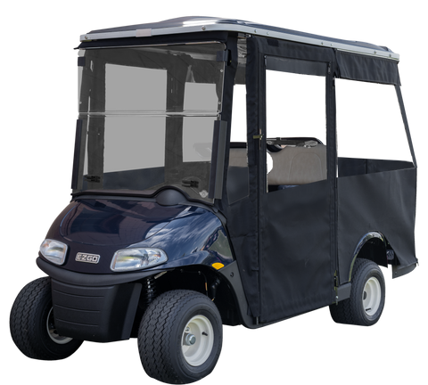 EZGO RXV 4-Passenger Enclosure / Golf Cart Cover - DoorWorks Hinged Hard Door