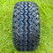 EXCEL 8" Black Steel Wheels and Sahara Classic 18x9.5-8" DOT All Terrain Golf Cart Tires Combo