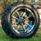 12" STORM TROOPER Machined Aluminum Wheels and 20x10-12" All Terrain Tires Combo