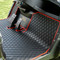 ICON Golf Cart Floor Mat Diamond Stitch XTREME Mats (Fits ALL i20, i40) - RED