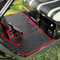 ICON Golf Cart Floor Mat Diamond Stitch XTREME Mats (Fits ALL i20, i40) - RED