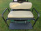 EZGO RXV Golf Cart Rear Seat Kit - STONE (Flip Seat w/ Cargo Bed & FREE Grab Bar)
