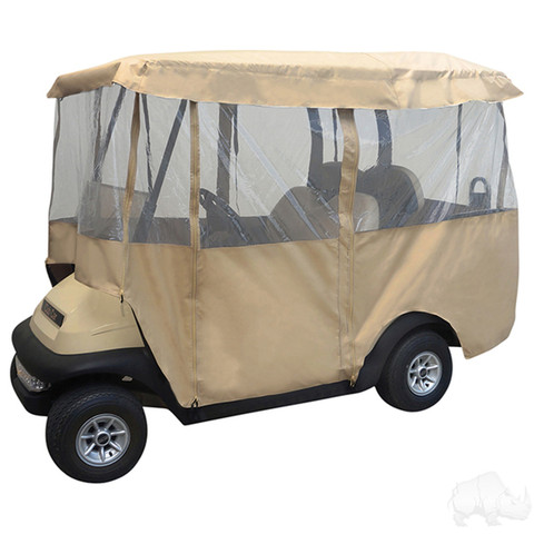 Deluxe Driveable Golf Cart Enclosure - For 88" Cart Top