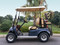 EZGO RXV 2-in-1 Combo Rear Seat Kit (allows use of Golf Bags) - in Stone Beige or White
