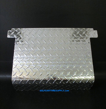 EZGO TXT Access Panel Cover in Aluminum Diamond Plate