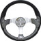 EZGO 14" Carbon Fiber Golf Cart Steering Wheel Kit (Fits ALL 1975 - Up)