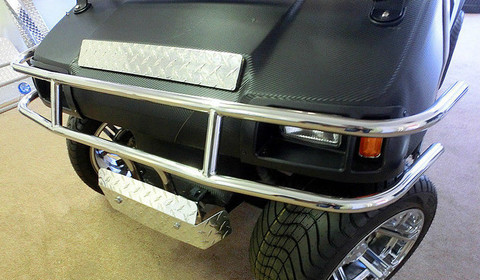 Club Car DS Brush Guard - Stainless Steel