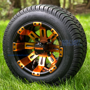 10" VEGAS Wheels and 205/50-10" DOT Street Tires Combo - Set of 4 (CHOOSE YOUR COLOR!)