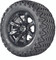 12" Madjax ILLUSION Wheels and 23" All Terrain Golf Cart Tires Combo - Set of 4 - CHROME