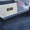 Club Car DS Golf Cart Rocker Panels - Polished Aluminum Diamond Plate