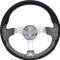 Yamaha 14" Carbon Fiber Golf Cart Steering Wheel Kit