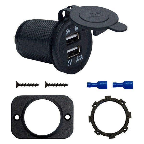Dual USB 12V Charger For Golf Cart - Phone and Accessories