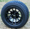 12" BLACK LIZARD Wheels and ComfortRide 215/50-12 DOT Tires