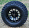 12" BLACK LIZARD Aluminum Wheels and 23x10.5-12" All Terrain Tires Combo