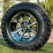 12" STORM TROOPER Machined/ Black Wheels and 23x10.5-12" All Terrain Tires Combo