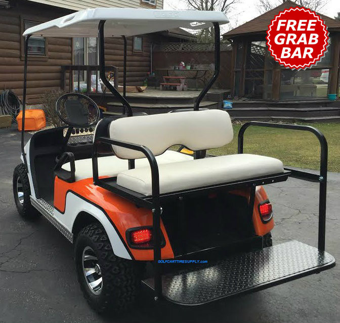 Factory White Ezgo Rear Seat Flip For Txt Medalist Gcts
