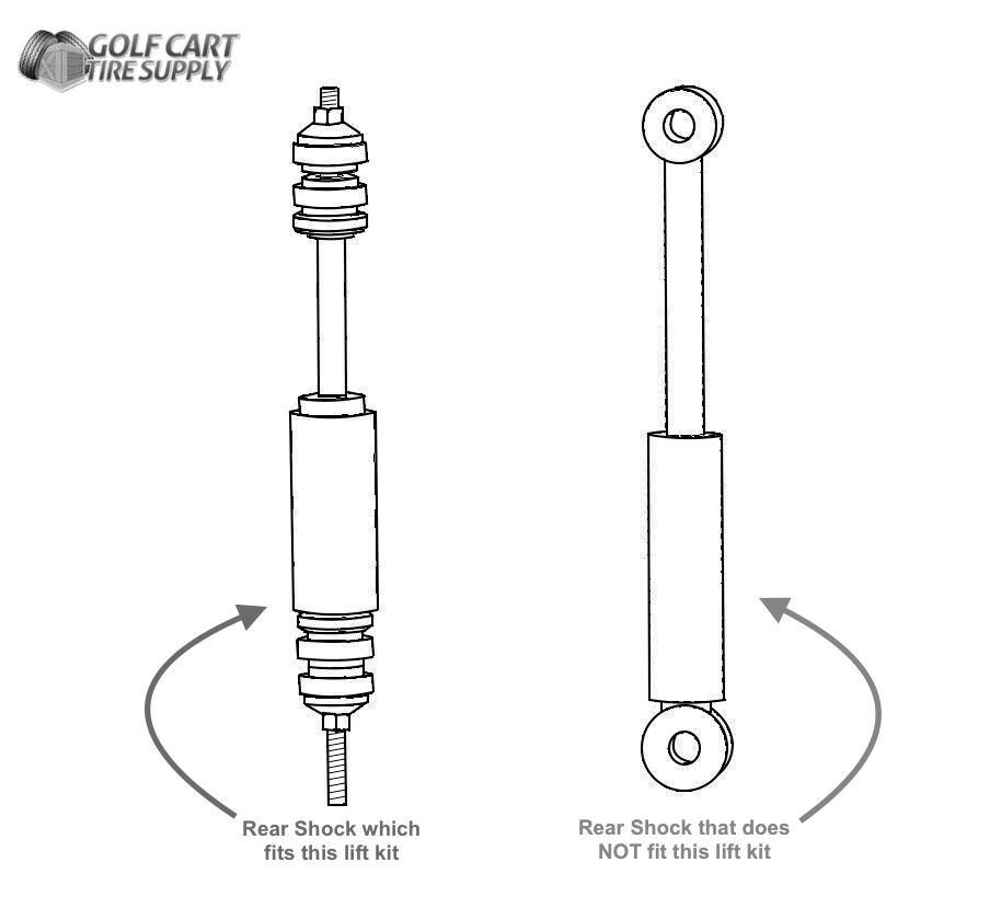 6 Double A-Arm Lift Kit Club Car Golf Cart DS 1981-2003 Elec & 1997-2003  Gas