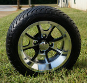 12" PREDATOR Wheel and Low Profile DOT Tire Combo