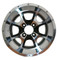 12" PREDATOR Wheel and Low Profile DOT Tire Combo
