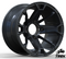 12" BLACKJACK Gloss Black Aluminum Wheels - Set of 4