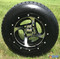 STI HD8 10" Black/Machined Wheels and GTX Slasher DOT Tires Combo