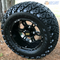 12" RUCKUS Gloss BLACK Wheels and 23x10-12" DOT All Terrain Tires Combo