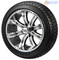 14" TEMPEST Gunmetal Wheels and 205/30-14 Low Profile DOT Tires