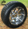 12" BANSHEE Gunmetal Aluminum Wheels and 215/40-12 Low Profile Tires