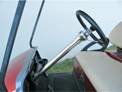 Club Car Precedent Steering Column Cover - Stainless Steel