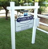 Construction/Project "H" Sign Post Installation