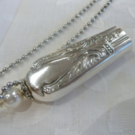 ANGEL BELL NECKLACE Swarovski Pearl 1940 Angel Wings 1940 Avalon Necklace 1249
