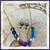 Elara Necklace: $115;  Purple Flower Elara Earrings: $45