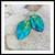 11B. Green Elm Earrings: $65
Niobium
Sterling Silver ear wires
 1.75 x .75" w

