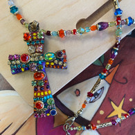 MICHAL GOLAN Medley Large Cross Necklace