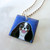 King Charles Tri Color Spaniel handcrafted enamel dog necklace
Handmade in the USA