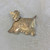 COCKER SPANIEL PIN HANDCRAFTED & HAND TEXTURED IN STERLING SILVER. HANDMADE IN THE USA