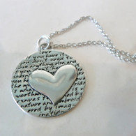 KEVIN N ANNA Large Heart Necklace