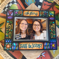 MACONE STUDIO SISTERS SHARE THE JOURNEY WOOD PICTURE FRAME