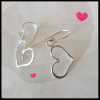 THOMAS KUHNER JEWELRY Sterling Silver Heart Earrings