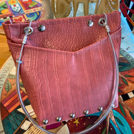 RENEE VEGAN BAG  Pink Texture Traveler Bag