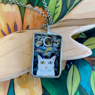 ALYSSE HENNESSEY Enchanted Moon Kitty Necklace