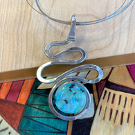 THE ARTIST JAY  Forest Spirit Squiggle Silhouette Necklace