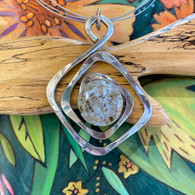 THE ARTIST JAY Sand Sparkle Crooked Diamond Necklace